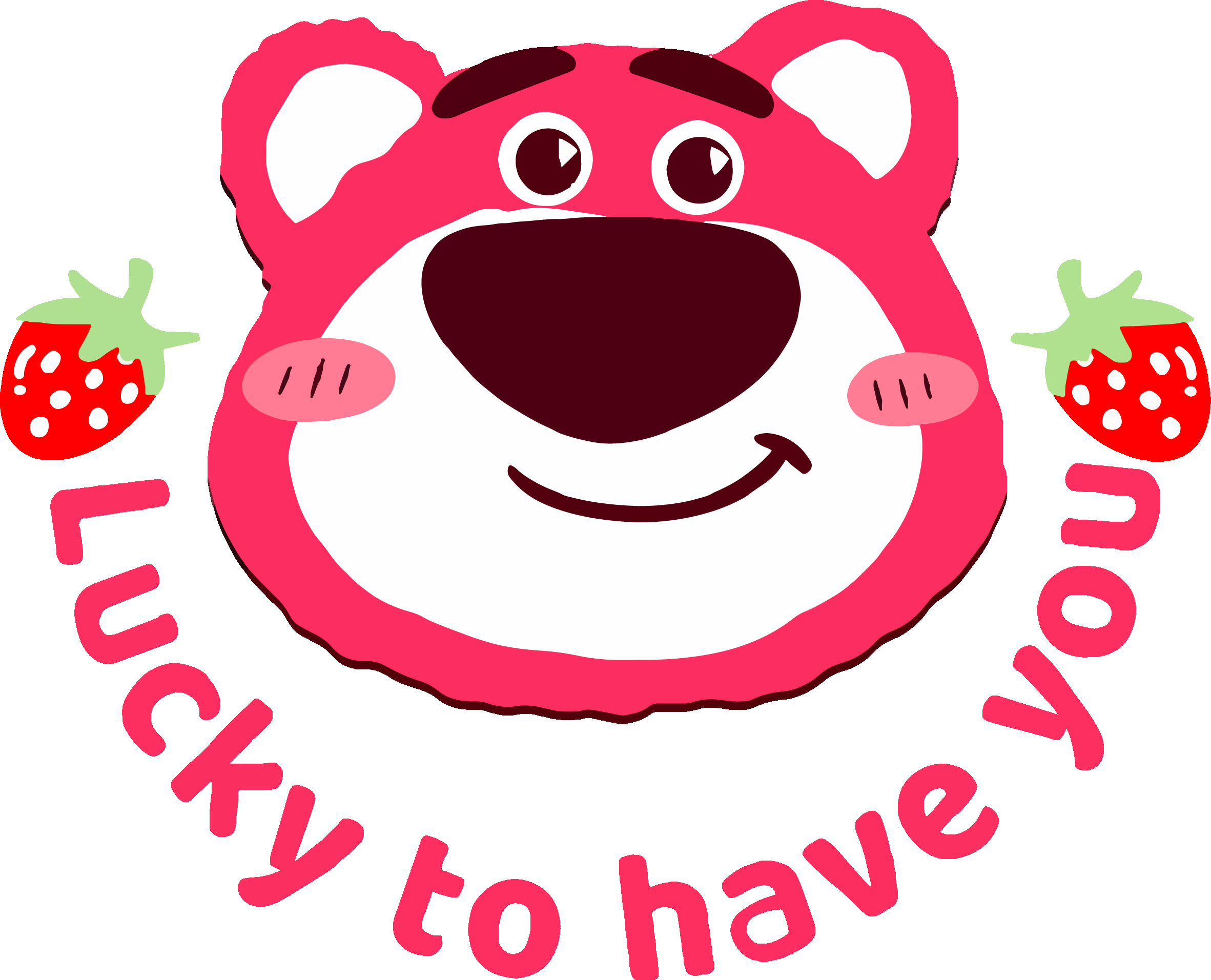 “Enjoy to Have” Strawberry Graphic