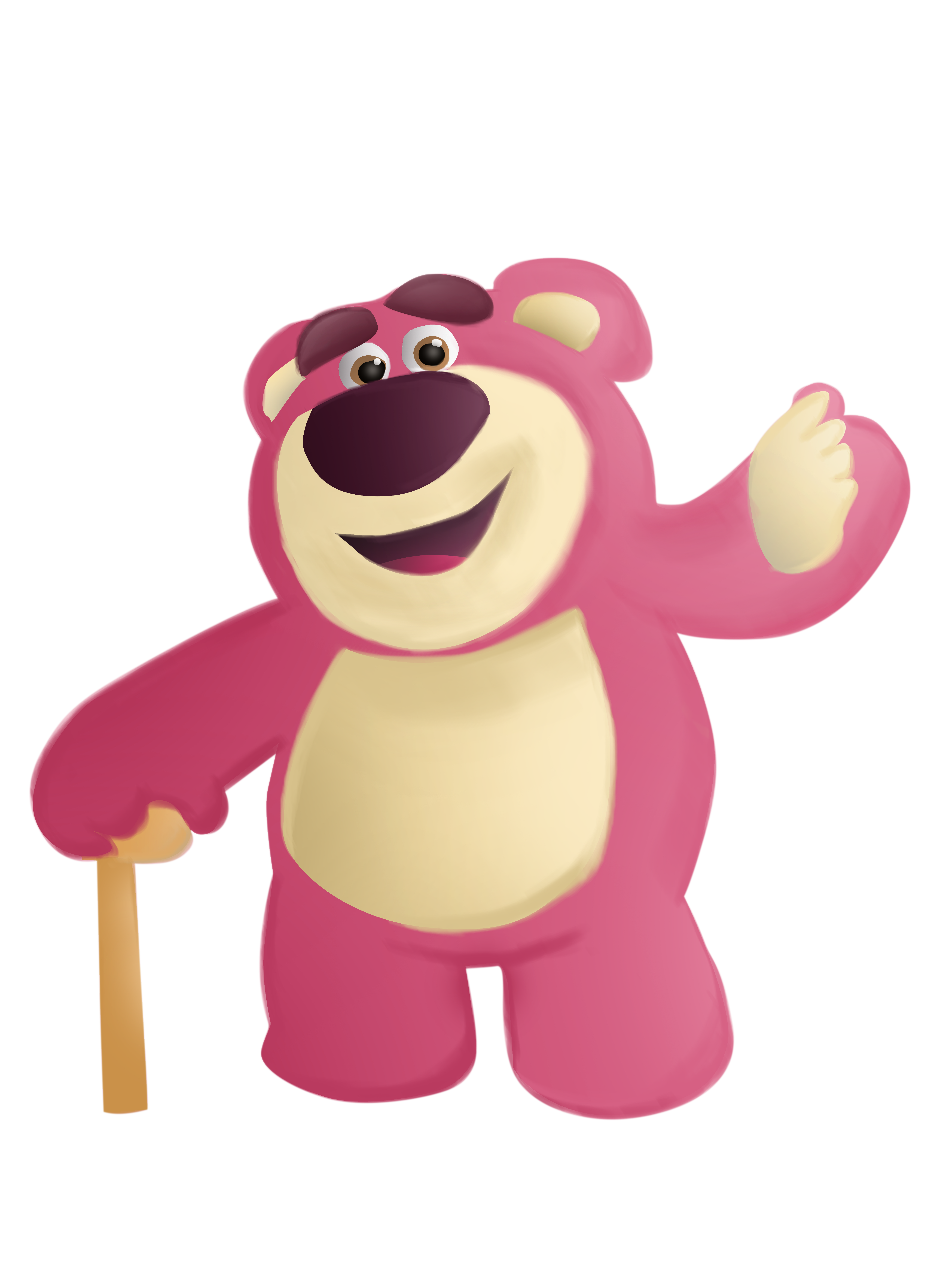 Waving Lotso with Cane 133