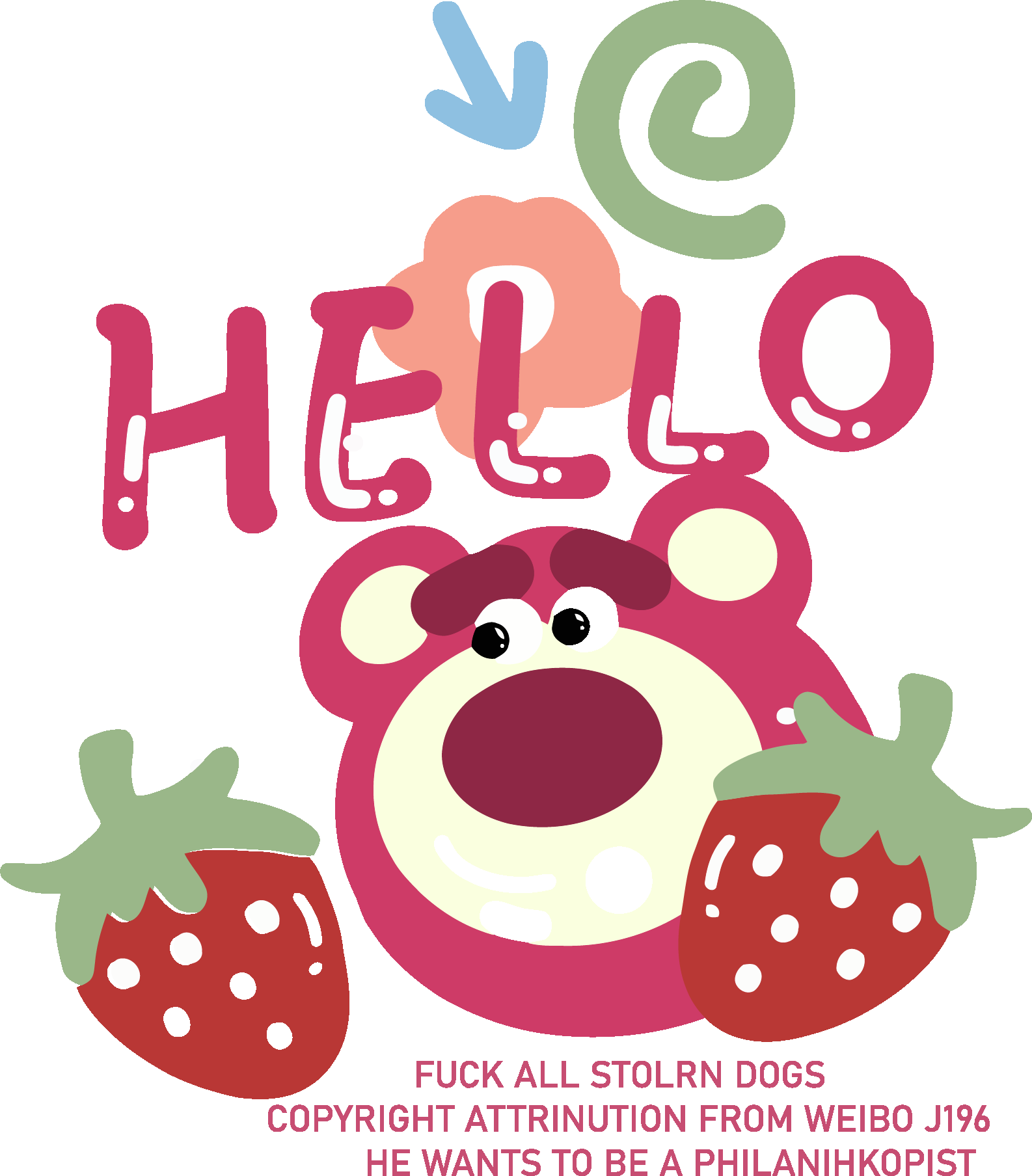 Lotso Hello Strawberry Graphic 43