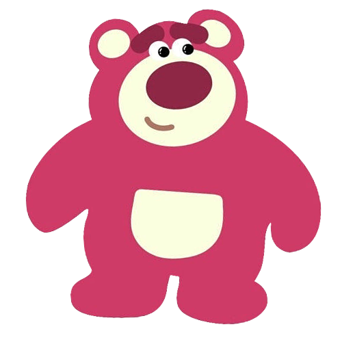 Simple Smiling Lotso Illustration