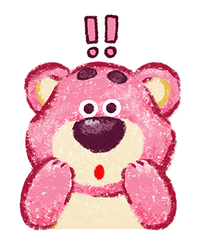 Surprised Lotso Holding His Cheeks