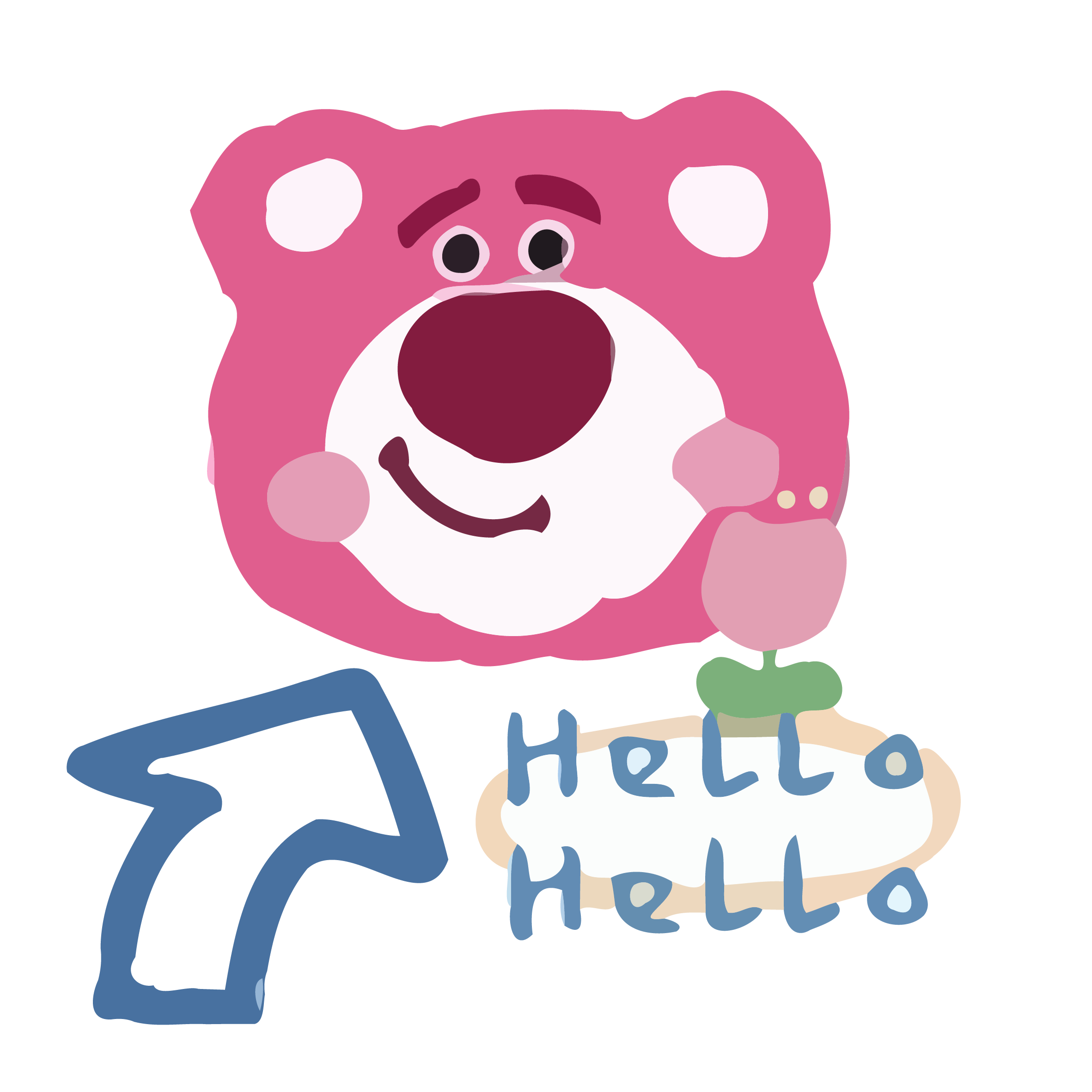 Lotso Hello Hello Strawberry Graphic