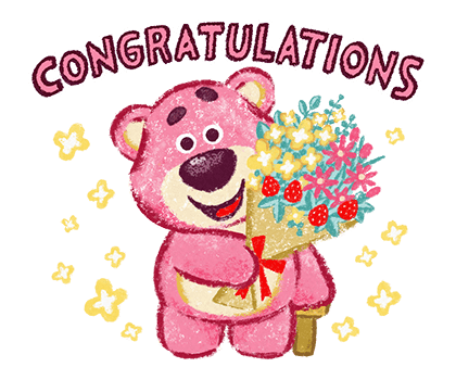 Congratulations Lotso Bouquet
