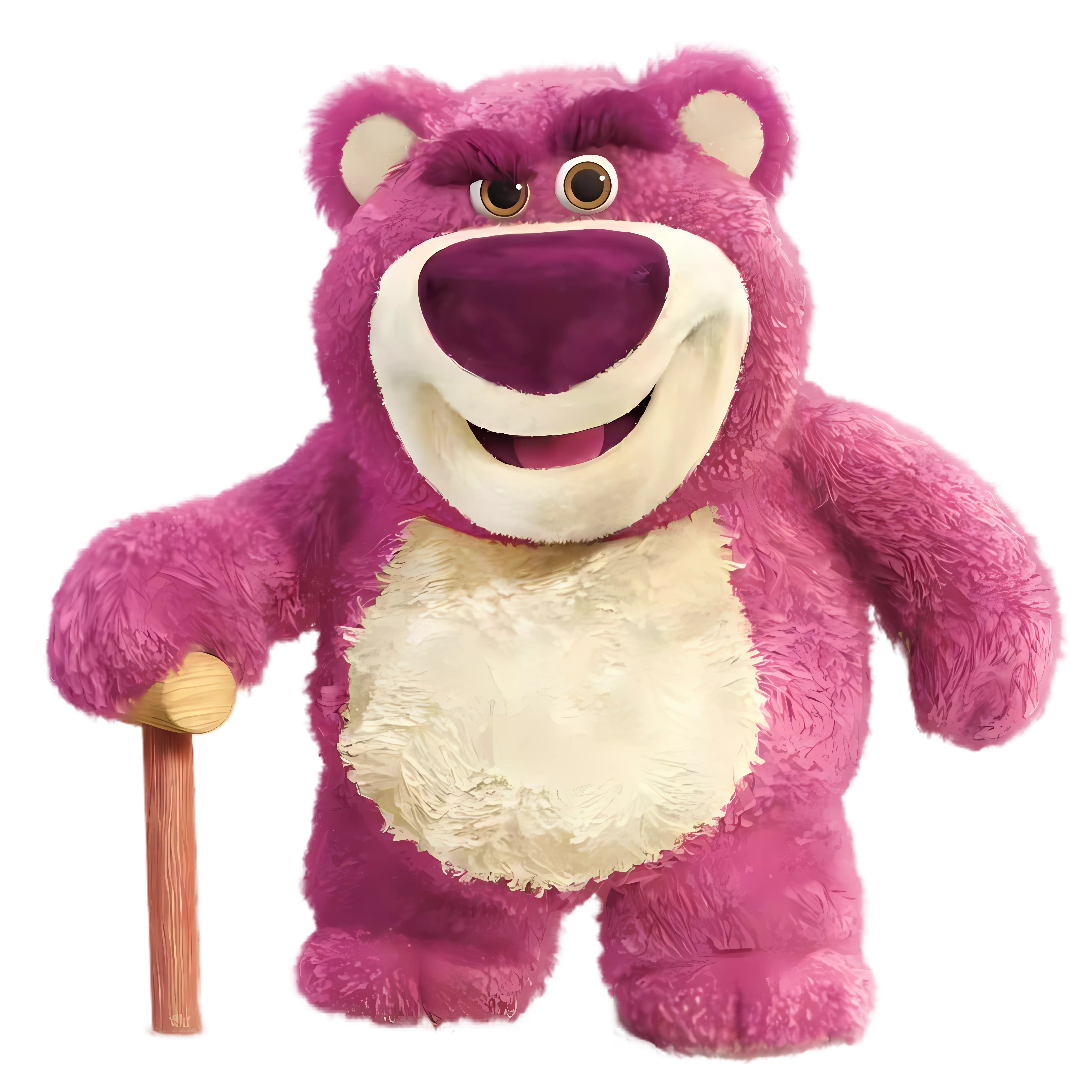 Lotso Grinning with Wooden Cane