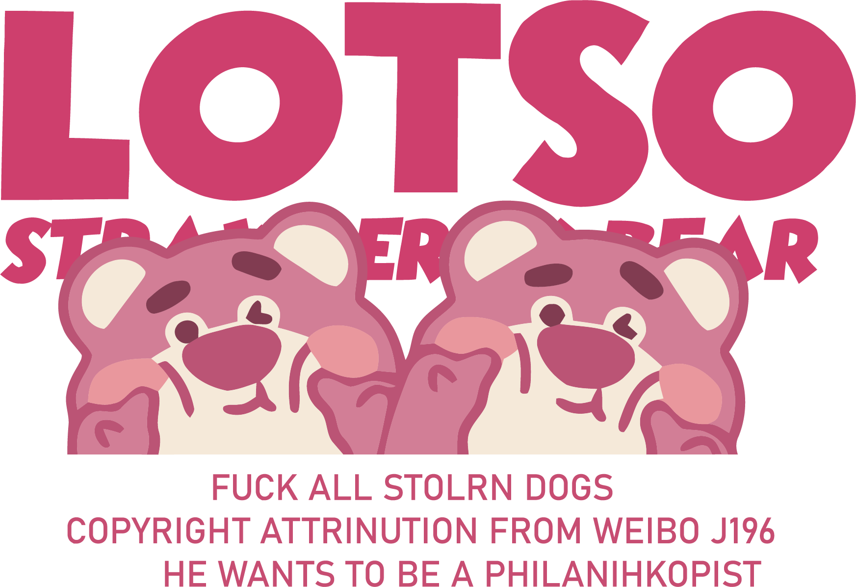 Lotso Strawberry Bear Trio