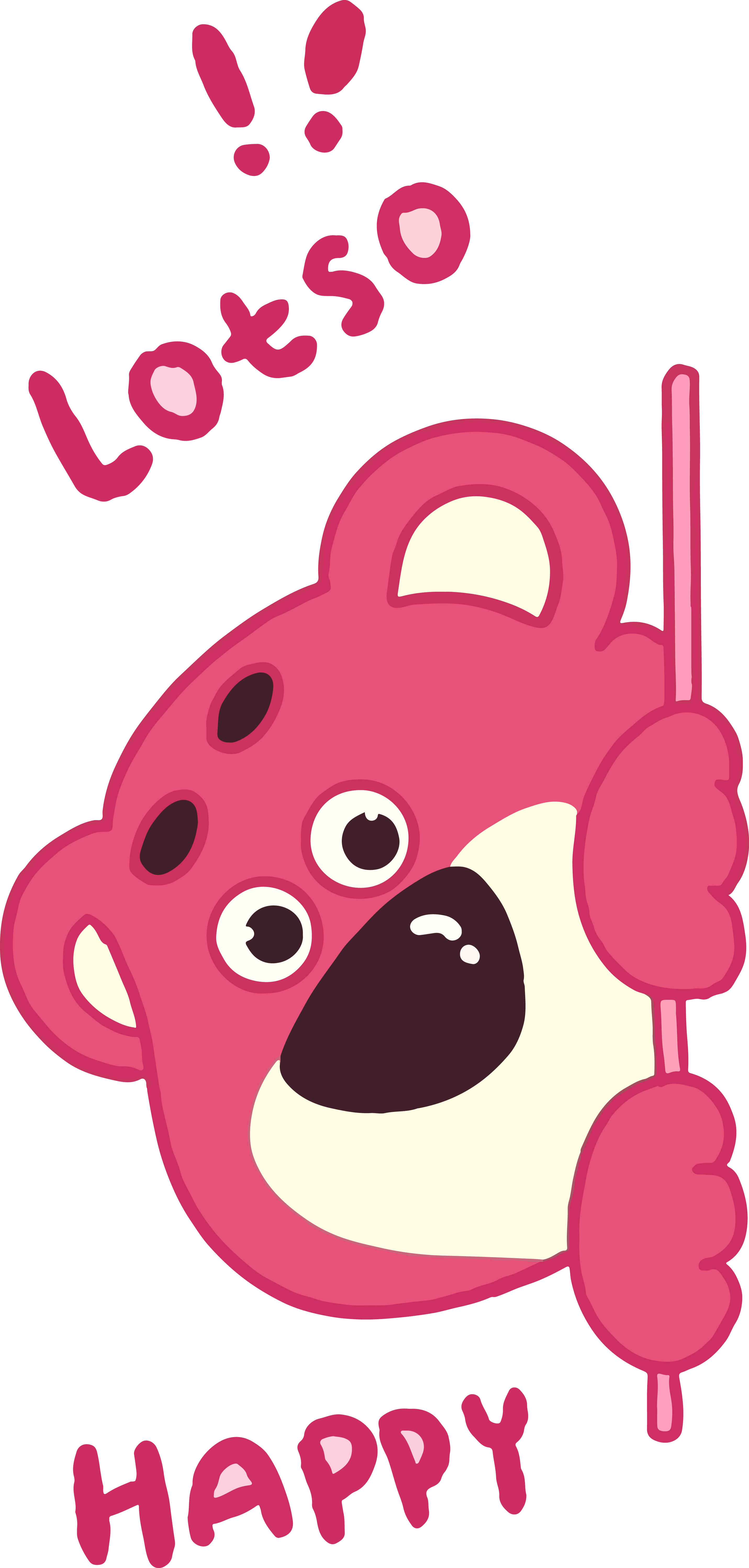 Happy Lotso Bear Illustration 78