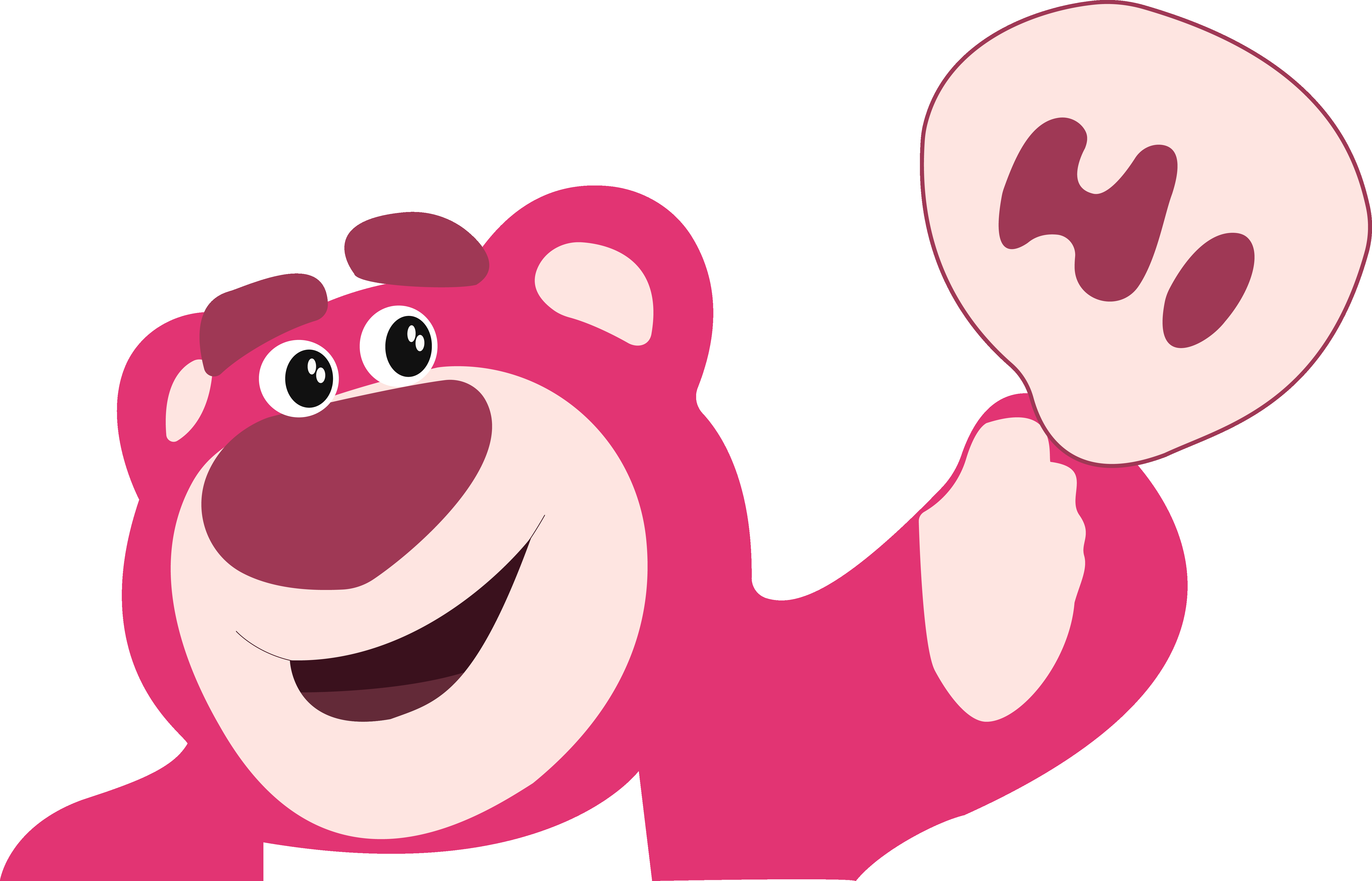 Lotso Holding an “Hi” Speech Bubble