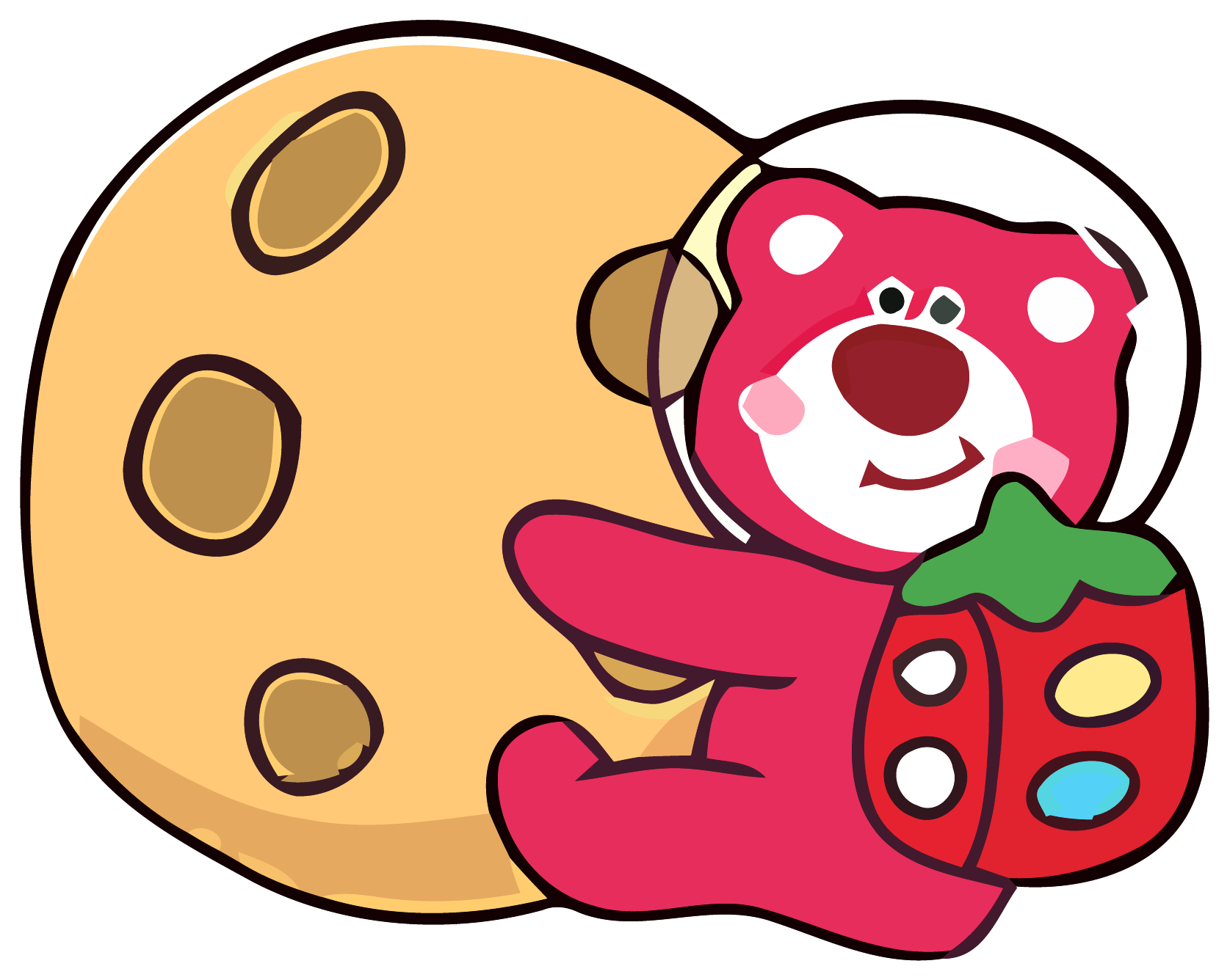 Lotso “Hi” Greeting Graphic 49