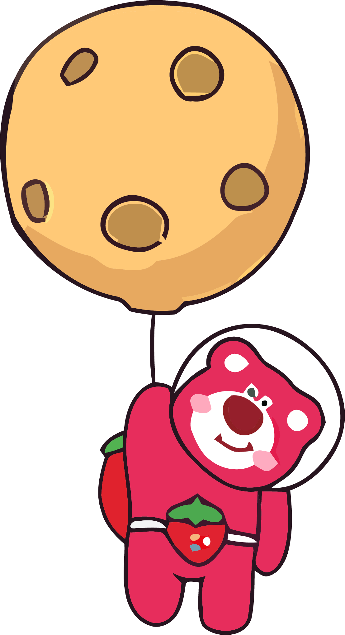 Astronaut Lotso with Moon Balloon