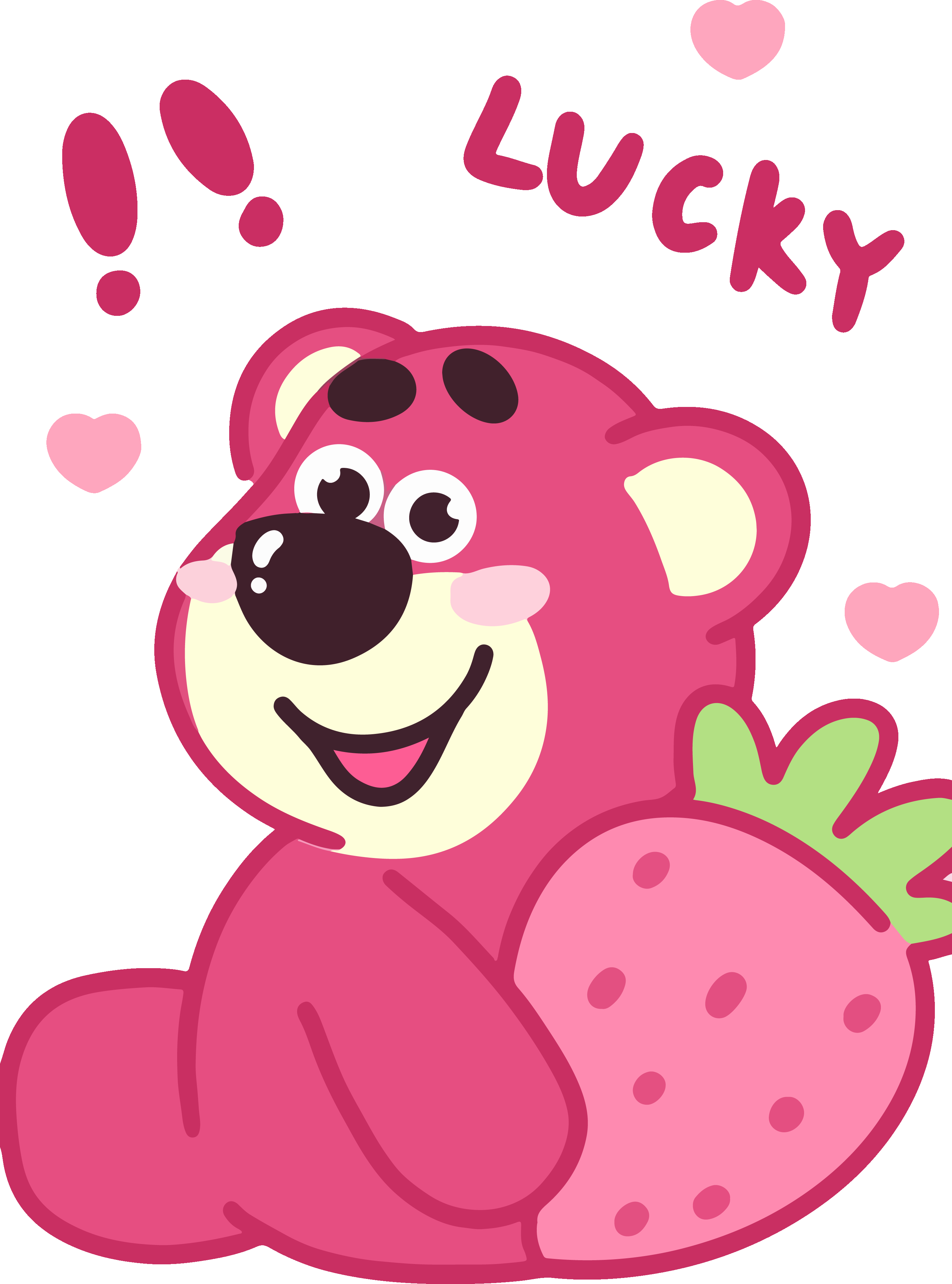 Lotso in Blue Bear Outfit Graphic