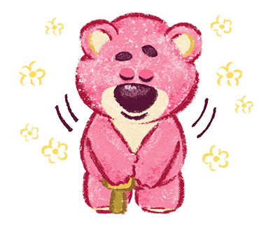 Lotso Grinning with Wooden Cane 140