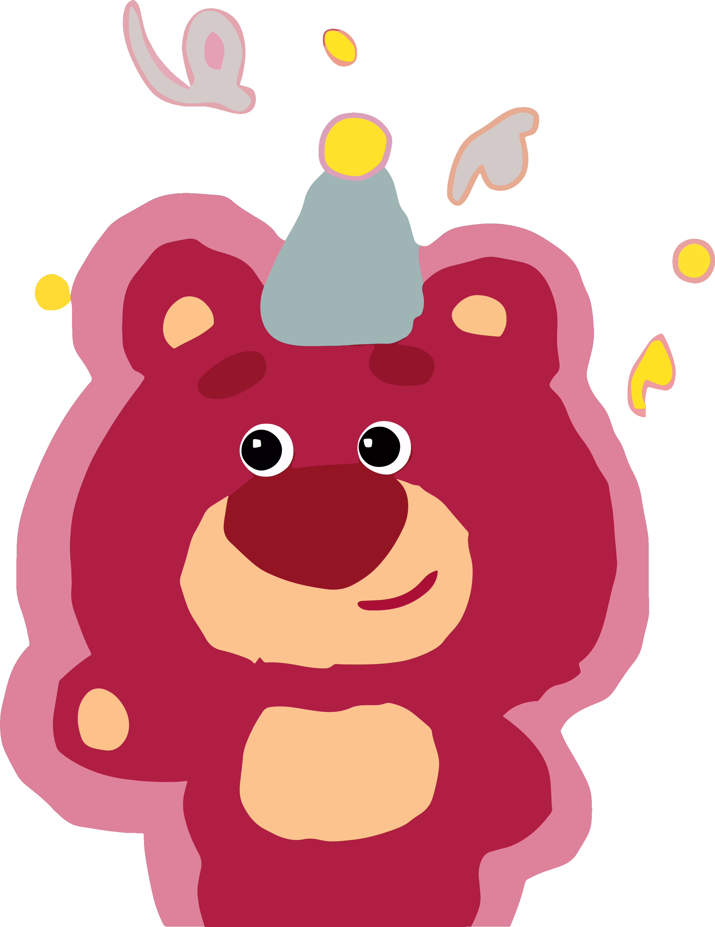 Lotso Birthday Party Graphic