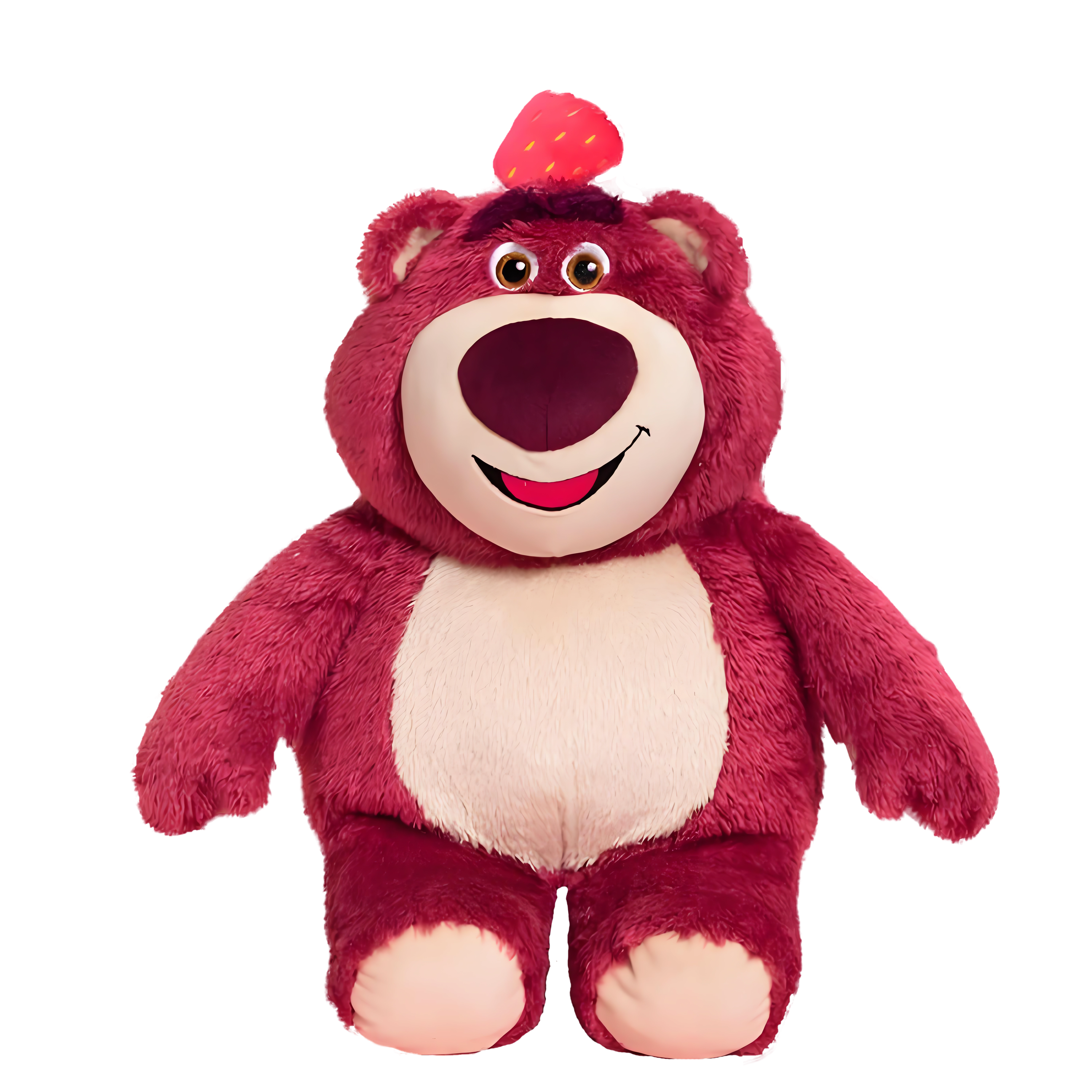 Smiling Lotso with Strawberry on His Head