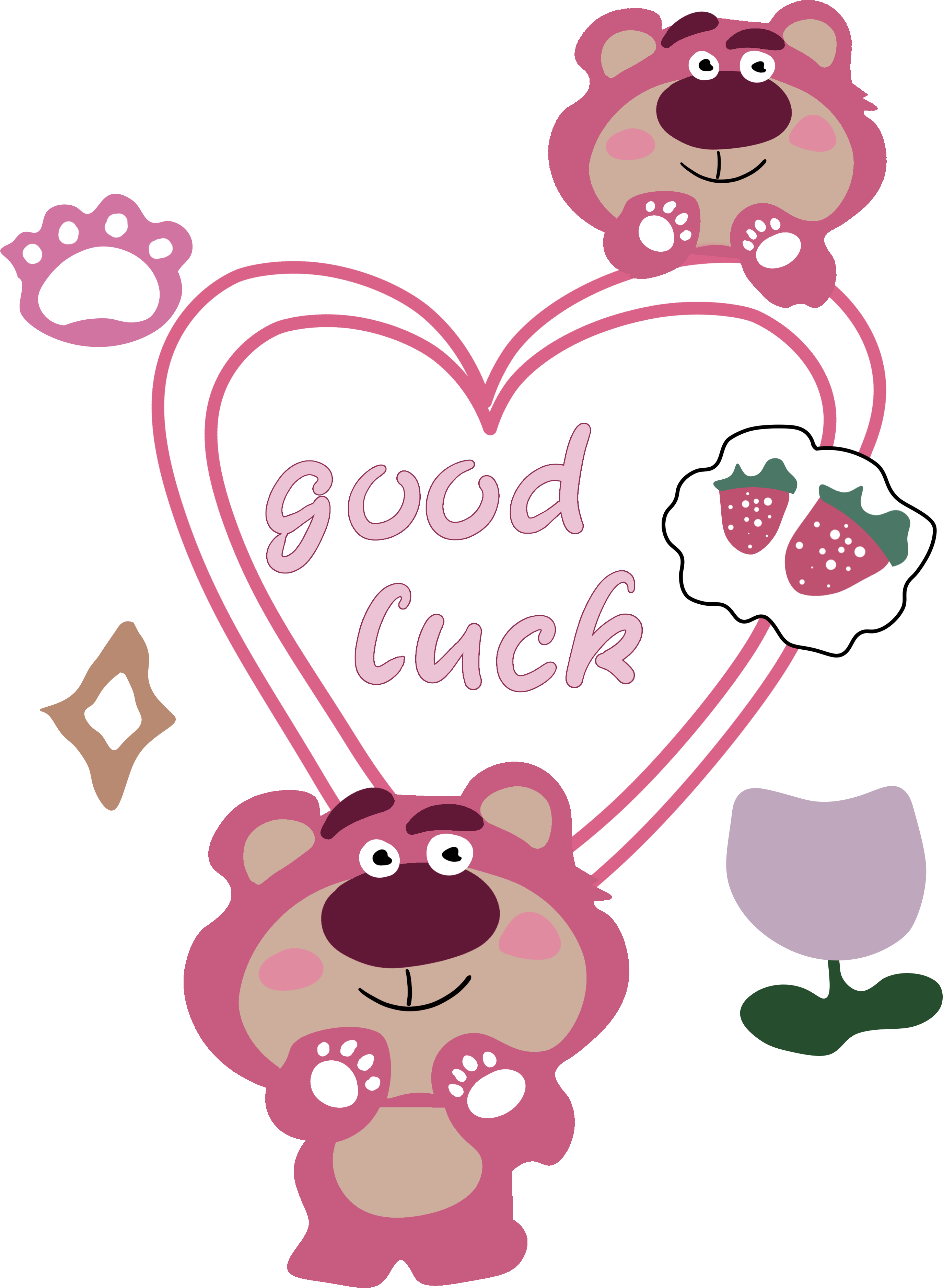 Good Luck Lotso Heart