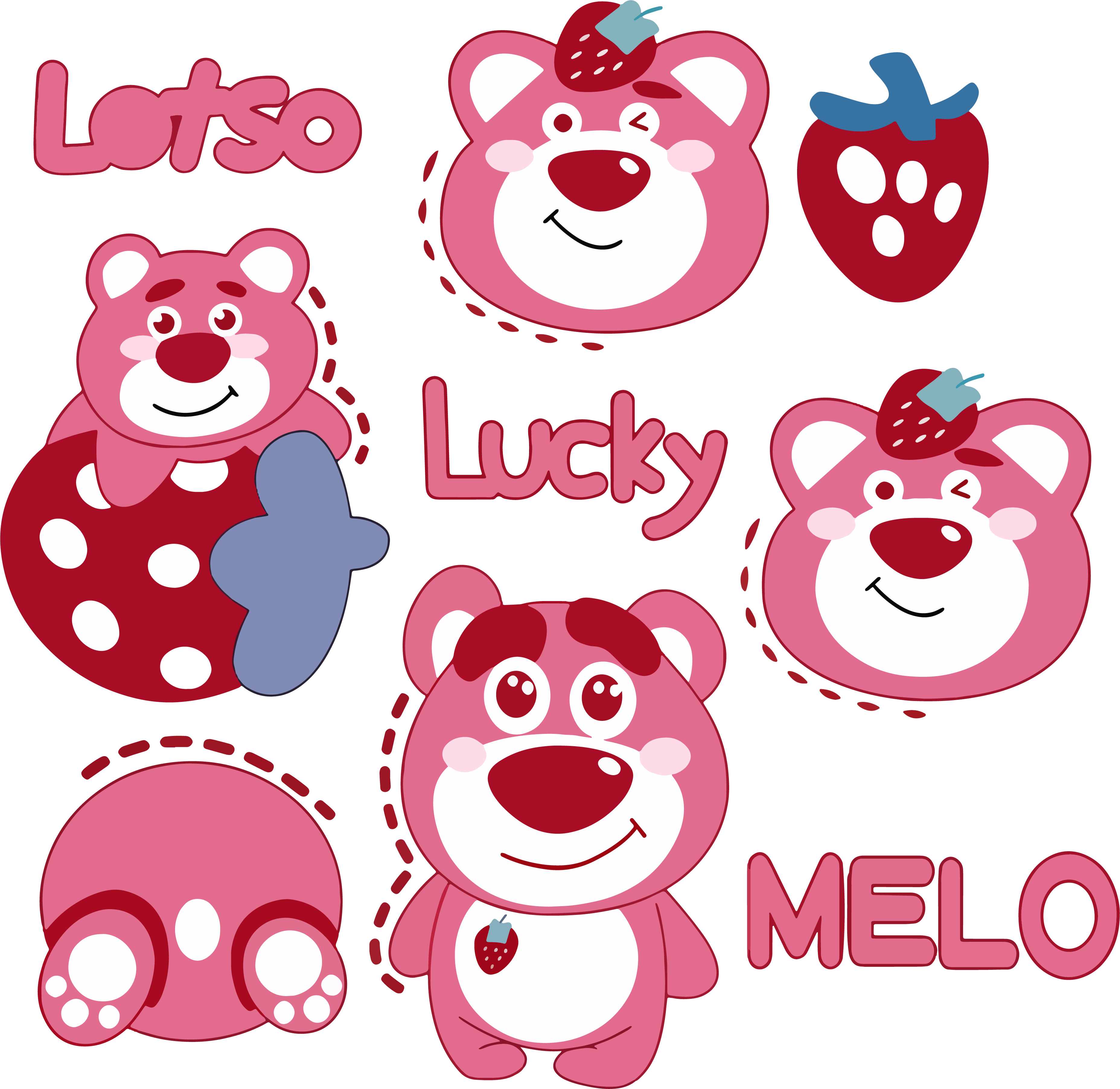 Lucky Lotso Sticker Collection