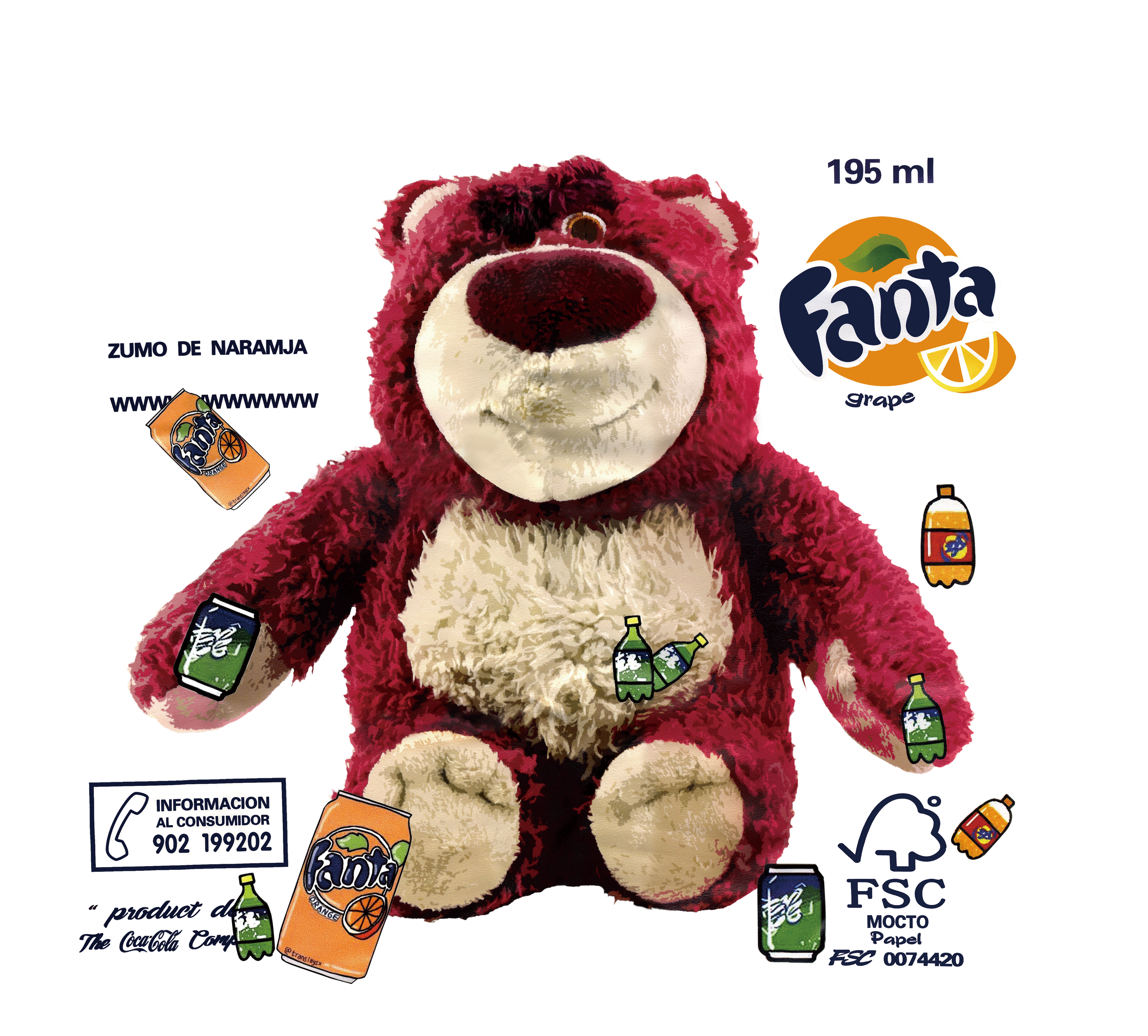 Strawberry Bear Lotso Graphic 77