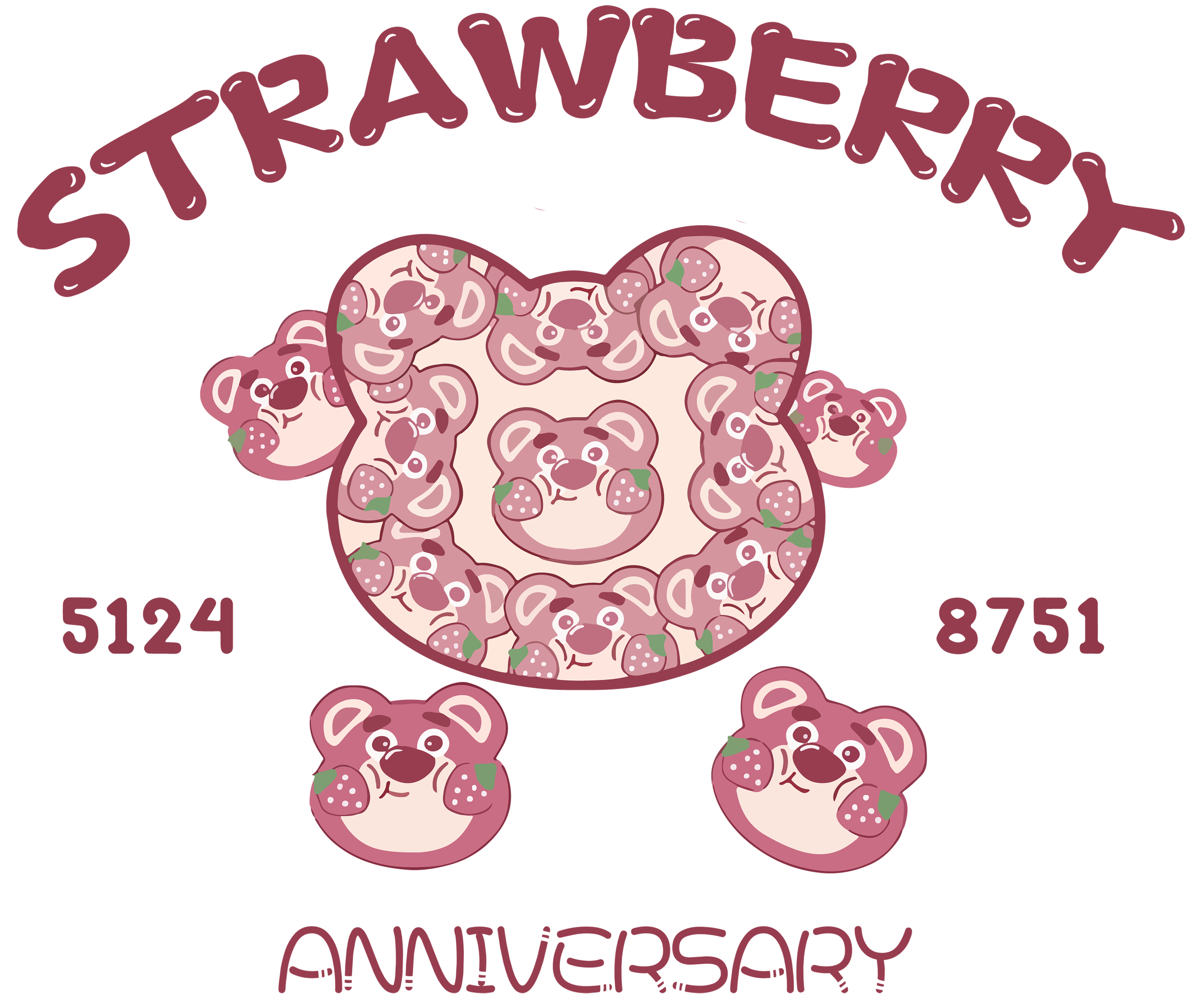 Strawberry Lotso Anniversary Graphic