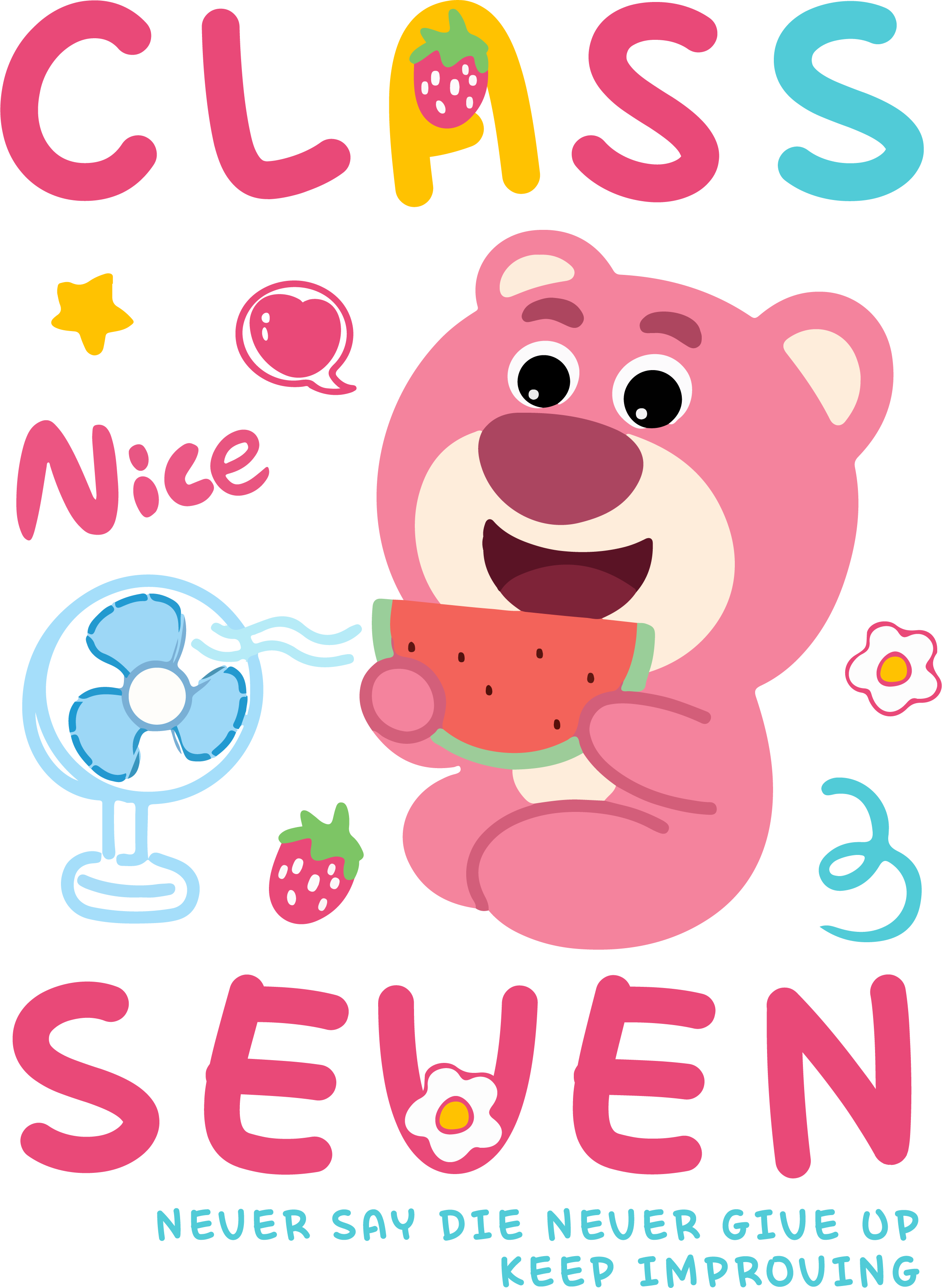 Lotso “Class Seven” Strawberry Graphic