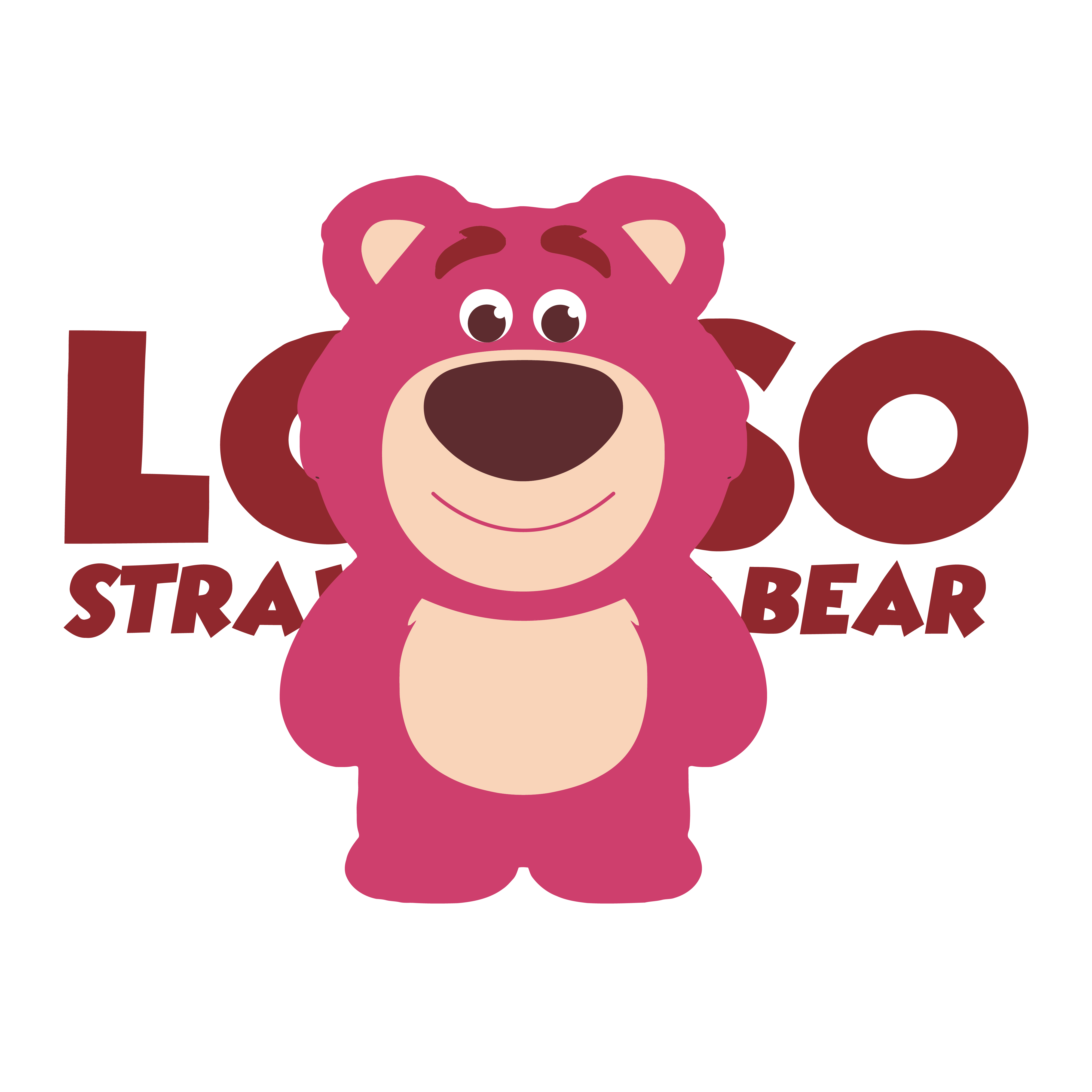 Smiling Lotso Strawberry Bear 81