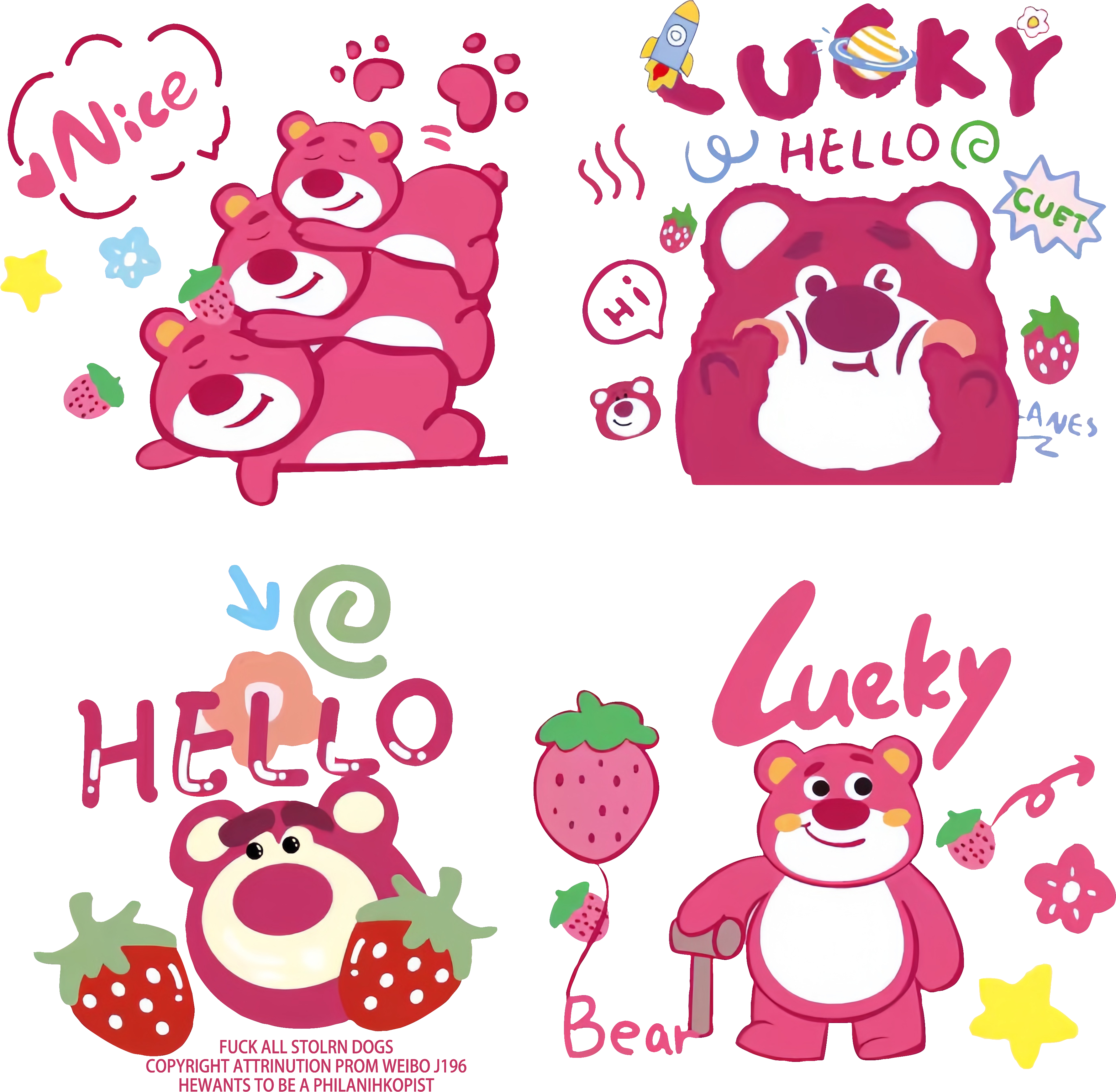 Lucky Lotso Strawberry Collage 113