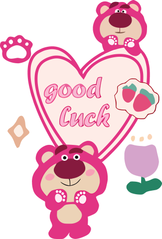 Lotso Good Luck Heart Graphic