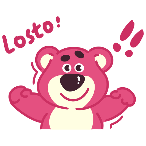 Lotso Greeting with Open Arms Illustration