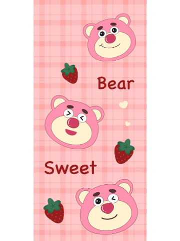 Lotso Bear Sweet Strawberry Graphic