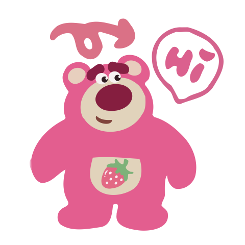 Lotso Strawberry Shirt Illustration
