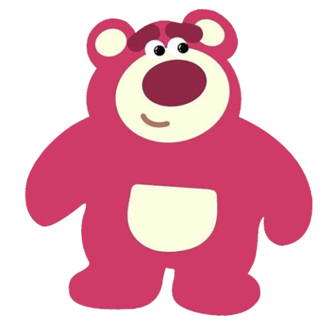 Simple Smiling Lotso Illustration