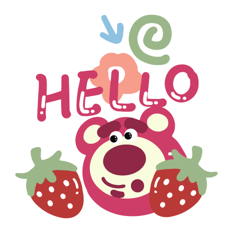 Lotso Hello Strawberry Graphic 228