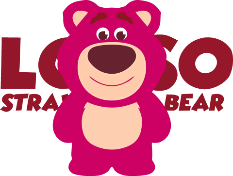 Lotso Strawberry Bear Graphic