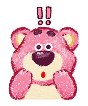 Surprised Lotso Holding His Cheeks