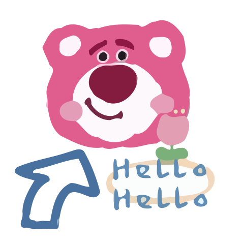 Lotso Hello Hello Strawberry Graphic