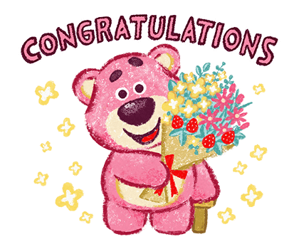 Congratulations Lotso Bouquet