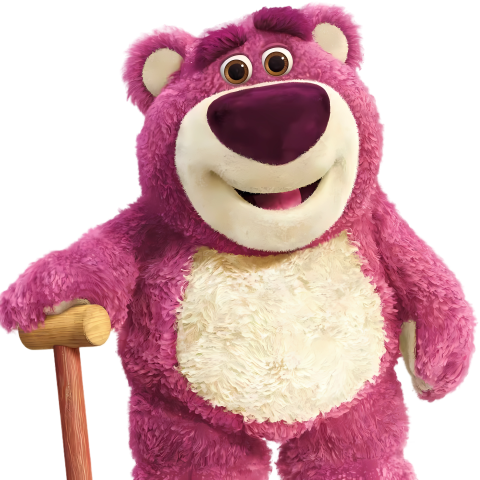 Smiling Lotso with Wooden Cane 136