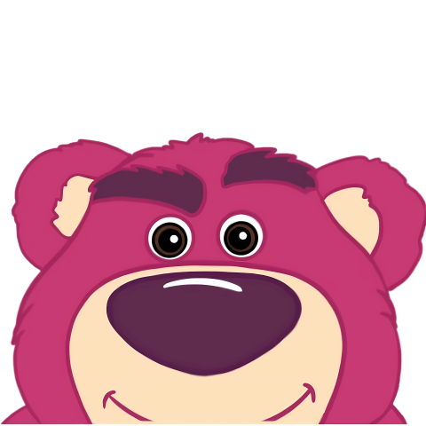 Lotso Face Close-Up Illustration