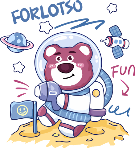 Astronaut Lotso on the Moon