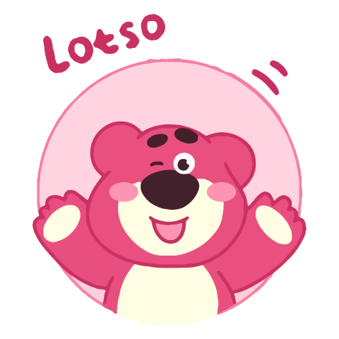 Winking Lotso Circle Illustration