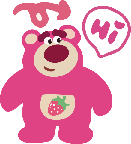 Lotso “Hi” Strawberry Graphic