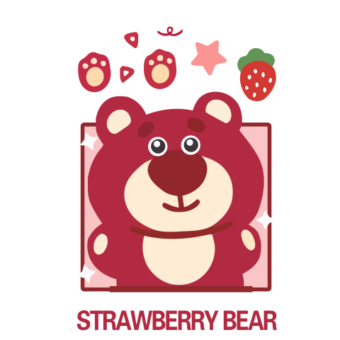 Strawberry Bear Lotso Graphic 80