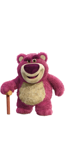 Lotso Plush Bear with Walking Stick