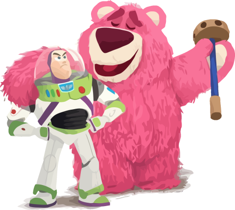 Lotso Hugging Woody Graphic