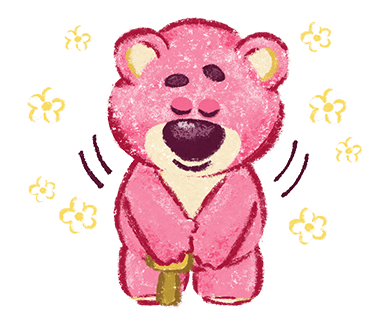 Lotso Grinning with Wooden Cane 140