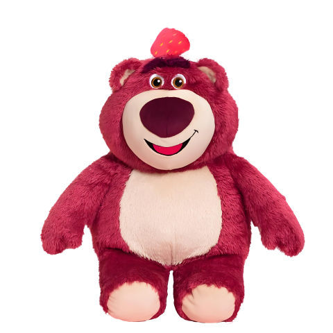 Smiling Lotso with Strawberry on His Head