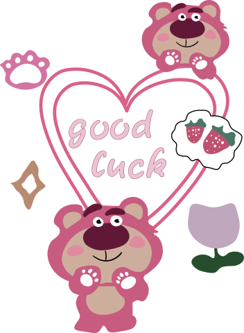 Good Luck Lotso Heart