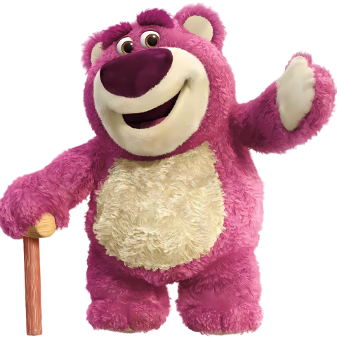 Glittery Lotso Among Daisies