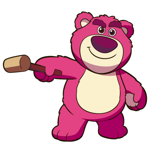 Smiling Lotso with Cane 119