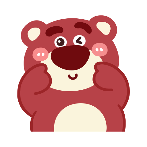 Lotso with Paws on Cheeks