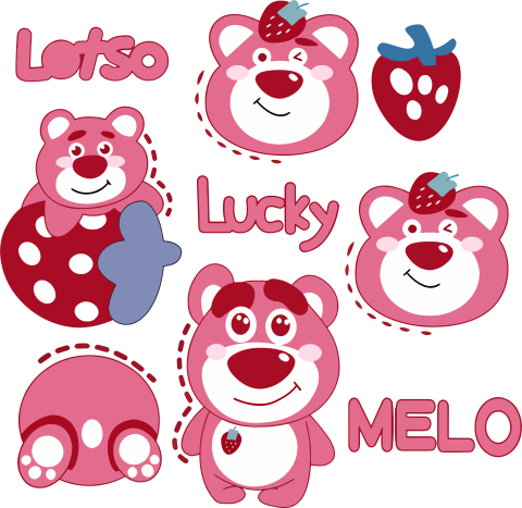 Lucky Lotso Sticker Collection