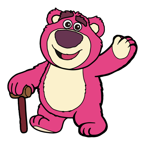 Waving Lotso with Cane 120